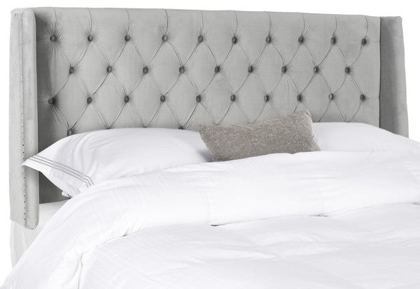Safavieh London Headboard Queen Size - Pewter | Headboards | Modishstore - 2