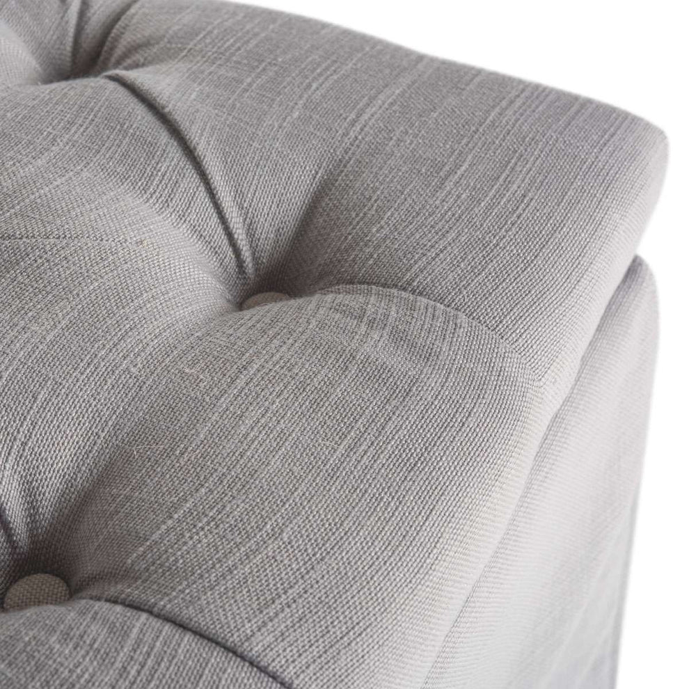 Safavieh Betsy Vanity Chair - Artic Gray | Stools | Modishstore - 2