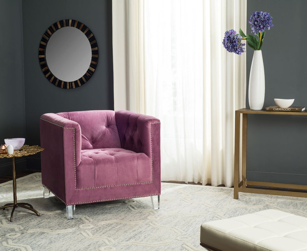 Safavieh Hollywood Glam Acrylic Club Chair | Armchairs | Modishstore - 4