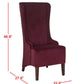 Safavieh Becall 20''H Velvet Dining Chair | Dining Chairs | Modishstore - 3