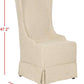 Safavieh Becall 20''H Linen Dining Chair | Dining Chairs | Modishstore - 4