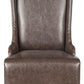Safavieh Becall 20''H Leather Dining Chair | Dining Chairs | Modishstore