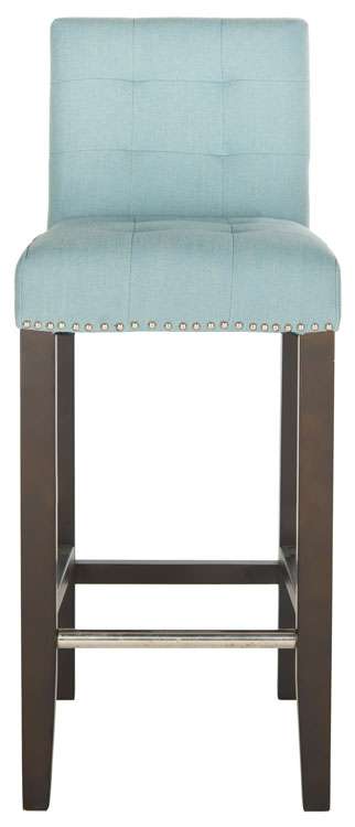 Safavieh Thompson Bar Stool - Sky Blue | Bar Stools | Modishstore - 2