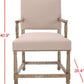 Safavieh Faxon Arm Chair W/ Brass Nail Heads | Accent Chairs |  Modishstore  - 3