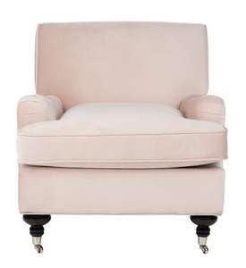 Safavieh Chloe Club Chair - Blush | Accent Chairs | Modishstore