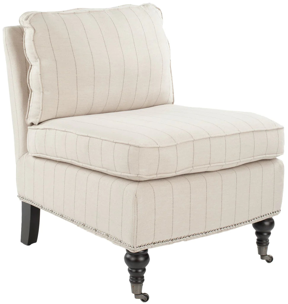 Safavieh Randy Slipper Chair - Flax | Accent Chairs | Modishstore - 3