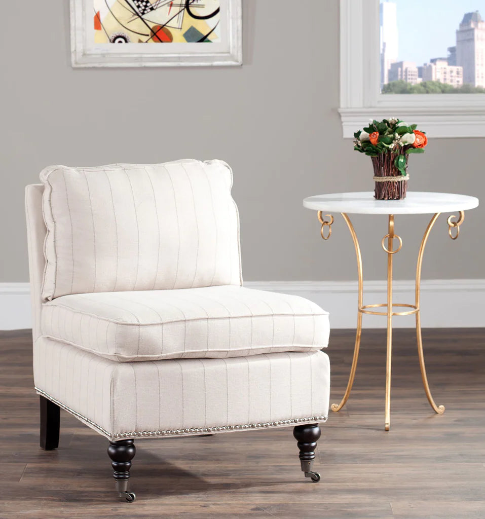 Safavieh Randy Slipper Chair - Flax | Accent Chairs | Modishstore