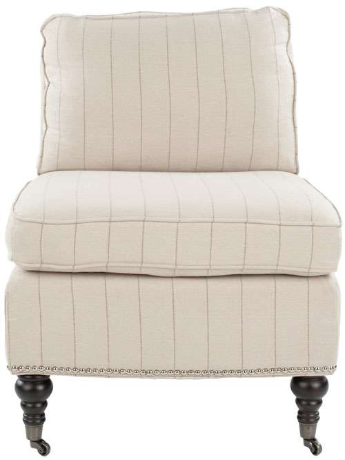 Safavieh Randy Slipper Chair - Flax | Accent Chairs | Modishstore - 2