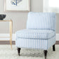Safavieh Randy Slipper Chair - Blue | Accent Chairs | Modishstore