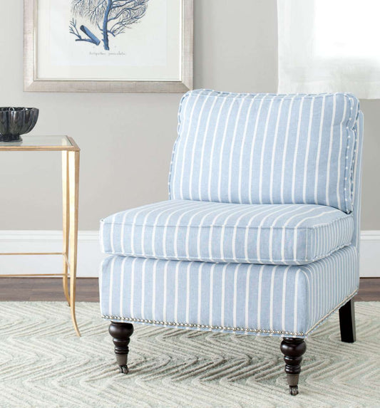 Safavieh Randy Slipper Chair - Blue | Accent Chairs | Modishstore