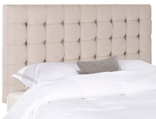 Safavieh Lamar King Headboard King Size - Taupe | Headboards | Modishstore - 4