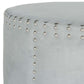 Safavieh Jody Cocktail Ottoman - Silver Nail Heads | Ottomans | Modishstore - 3