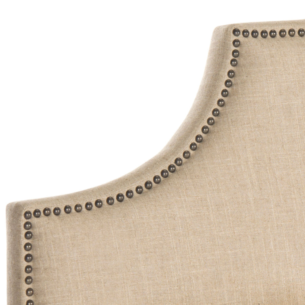 Safavieh Hallmar Queen Headboard Queen Size - Hemp | Headboards | Modishstore - 3
