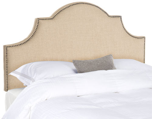 Safavieh Hallmar Queen Headboard Queen Size - Hemp | Headboards | Modishstore - 2