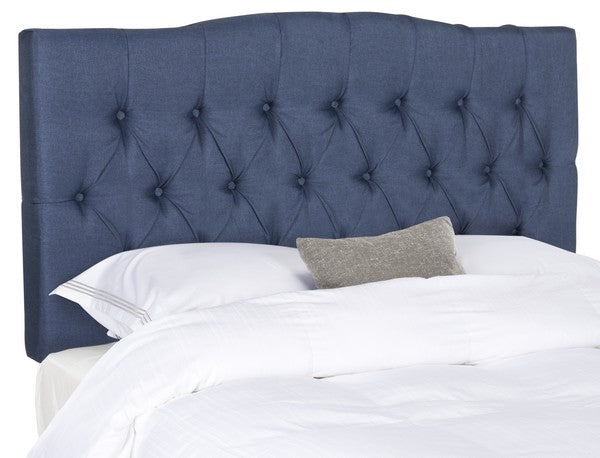 Safavieh Axel Queen Headboard Queen Size - Navy | Headboards | Modishstore - 2