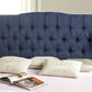 Safavieh Axel Queen Headboard Queen Size - Navy | Headboards | Modishstore
