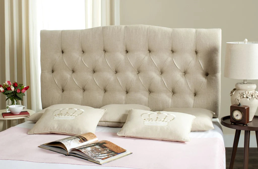 Safavieh Axel Queen Headboard Queen Size - Blush | Headboards | Modishstore