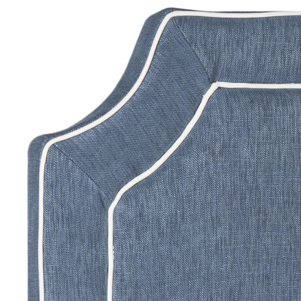 Safavieh Dane Queen Headboard Queen Size - Navy | Headboards | Modishstore - 3