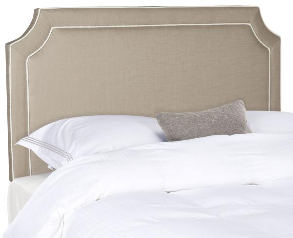 Safavieh Dane Queen Headboard Queen Size - Oyster Grey | Headboards | Modishstore - 2