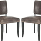 Safavieh Desa Side Chair - Brass Nail Heads | Dining Chairs | Modishstore - 4