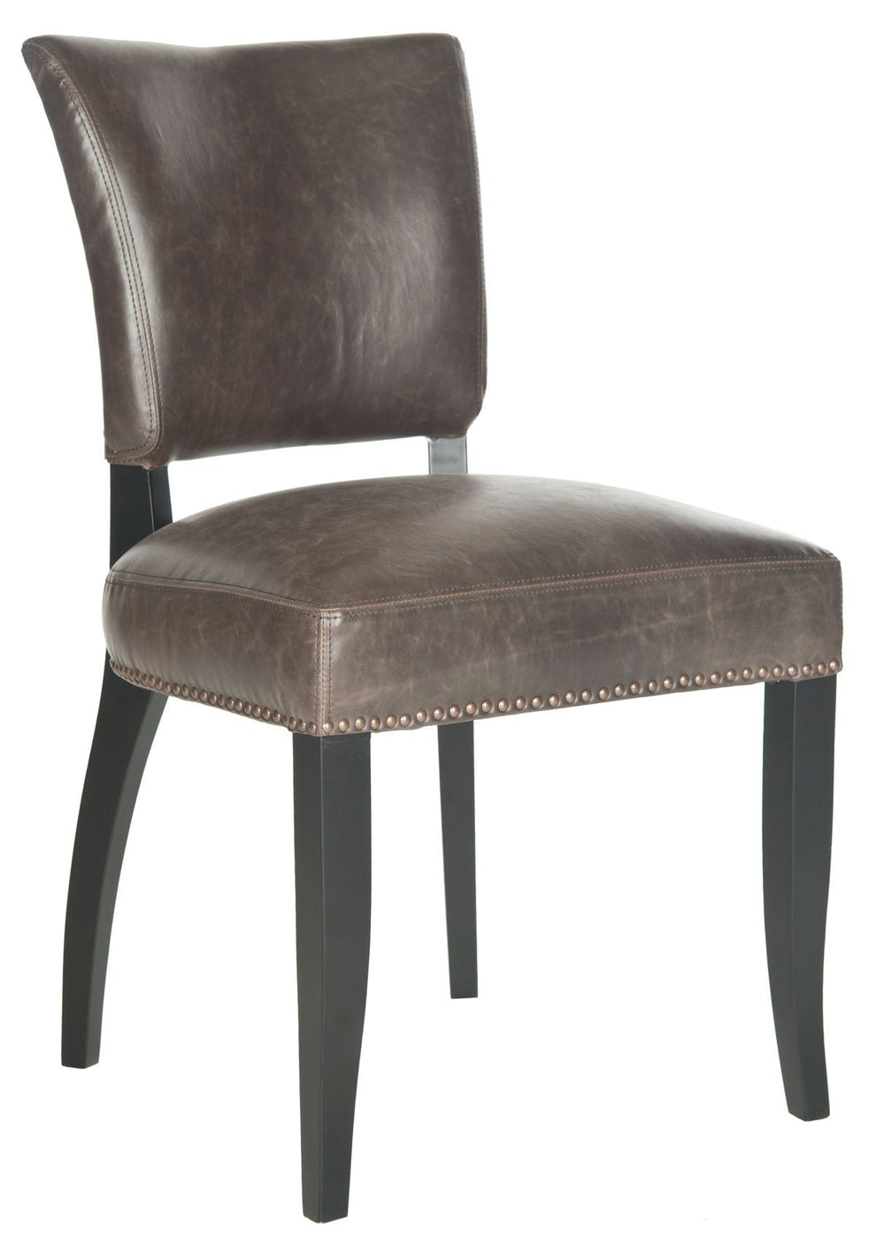 Safavieh Desa Side Chair - Brass Nail Heads | Dining Chairs | Modishstore - 2
