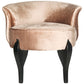 Safavieh Mora French Leg Linen Vanity Chair | Accent Chairs |  Modishstore  - 3