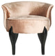 Safavieh Mora French Leg Linen Vanity Chair | Accent Chairs |  Modishstore  - 3