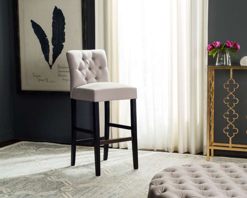 Safavieh Tiffany Tufted Bar Stool | Bar Stools | Modishstore - 2