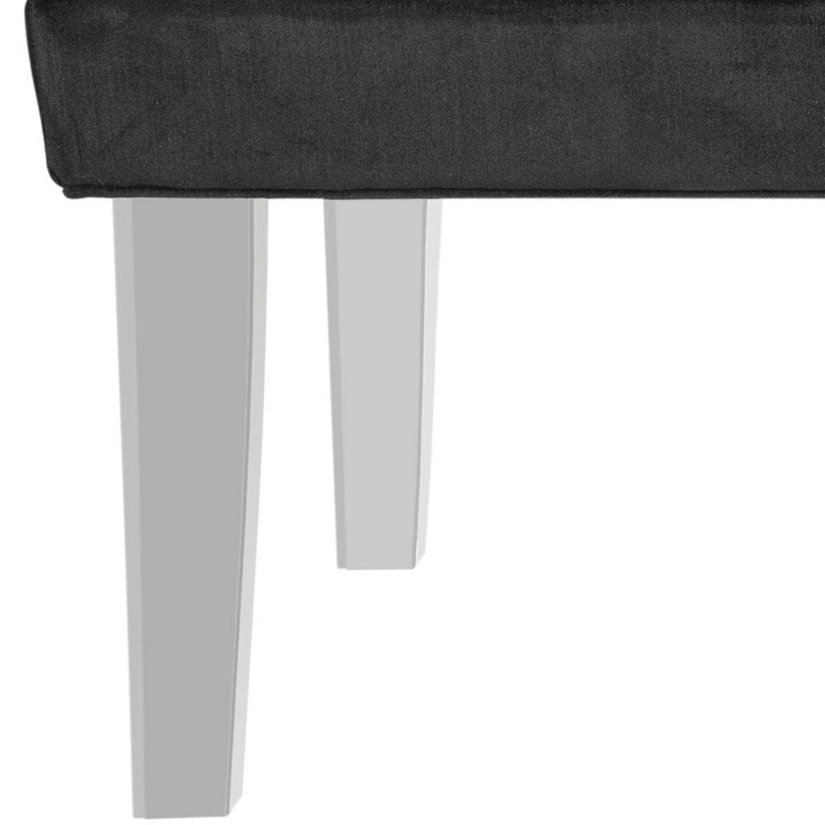 Safavieh Abrosia Tufted Bench - Black | Benches | Modishstore - 3