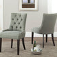 Safavieh Abby Tufted Side Chairs Silver Nail Heads - Set Of 2 | Dining Chairs | Modishstore - 22