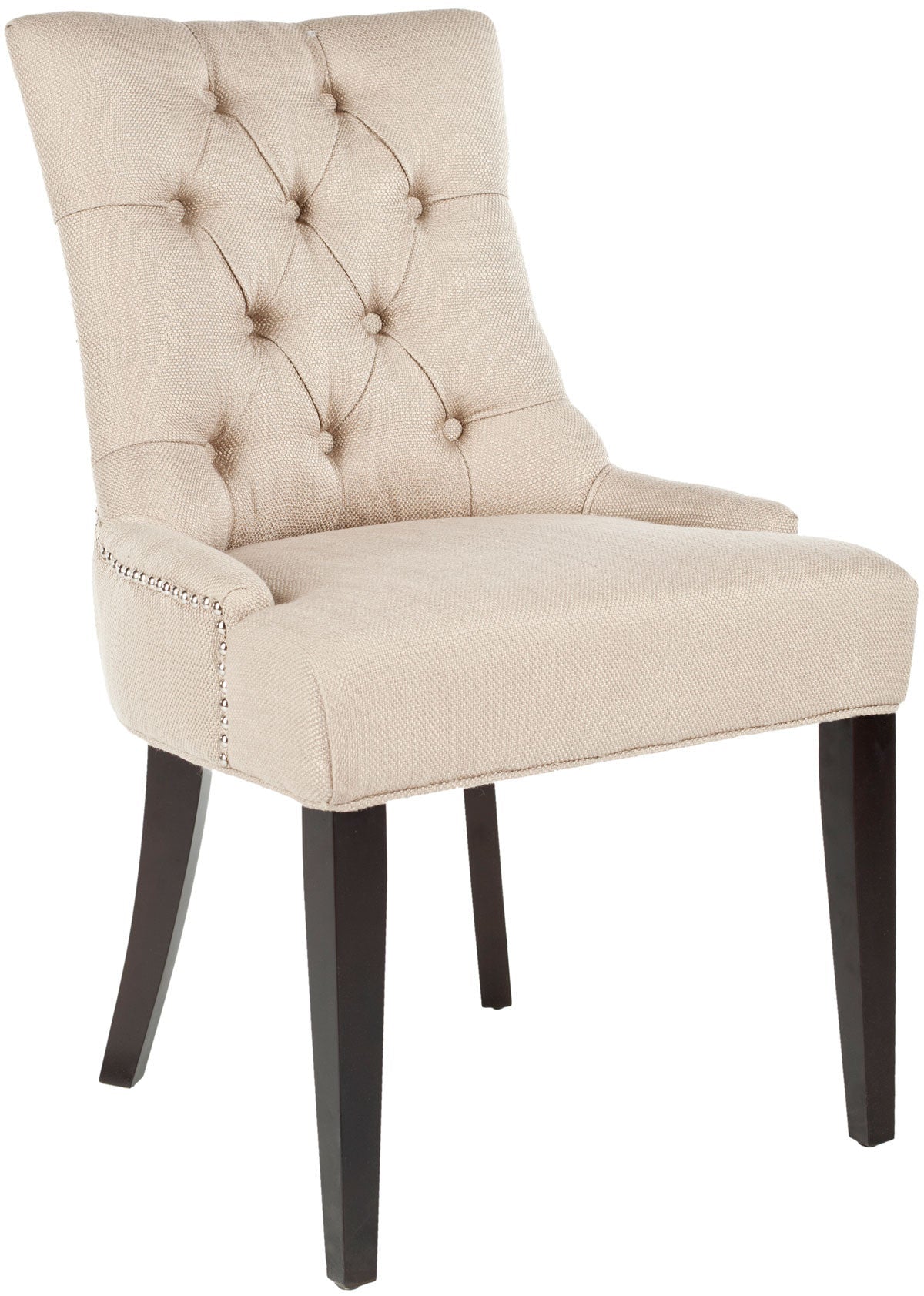 Safavieh Abby Tufted Side Chairs Silver Nail Heads - Set Of 2 | Dining Chairs | Modishstore - 20