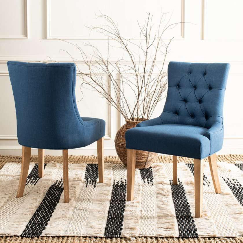 Safavieh Abby 19''H Tufted Side Chairs (Set Of 2) | Dining Chairs | Modishstore - 2