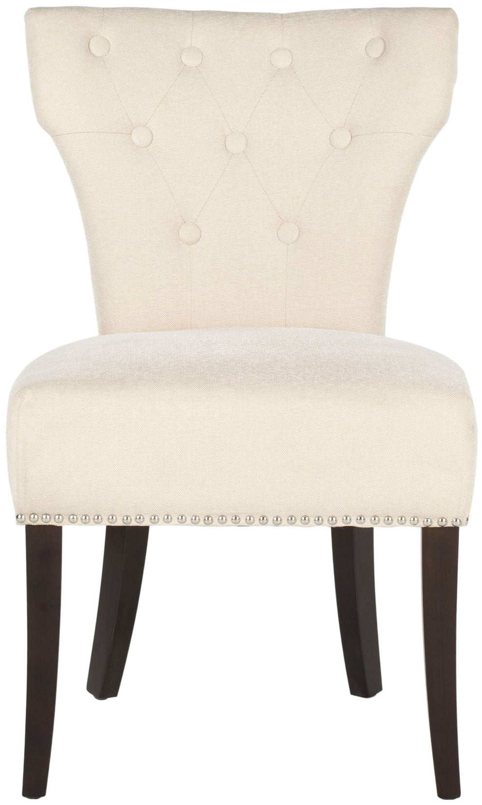 Safavieh Addison Side Chairs Silver Nail Heads - Set Of 2 | Dining Chairs | Modishstore - 4