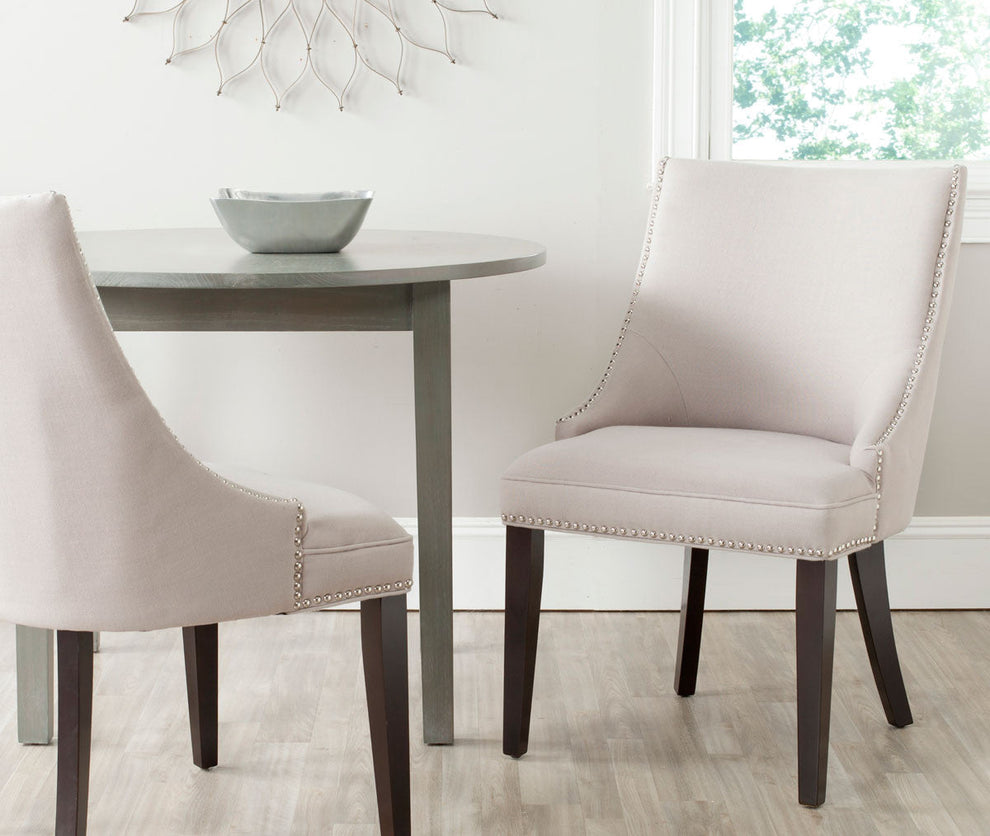 Safavieh Afton Side Chair Silver Nail Heads - Set Of 2 | Dining Chairs | Modishstore - 5