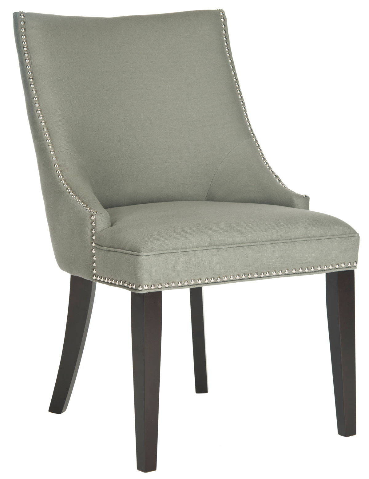 Safavieh Afton Side Chair Silver Nail Heads - Set Of 2 | Dining Chairs | Modishstore - 12