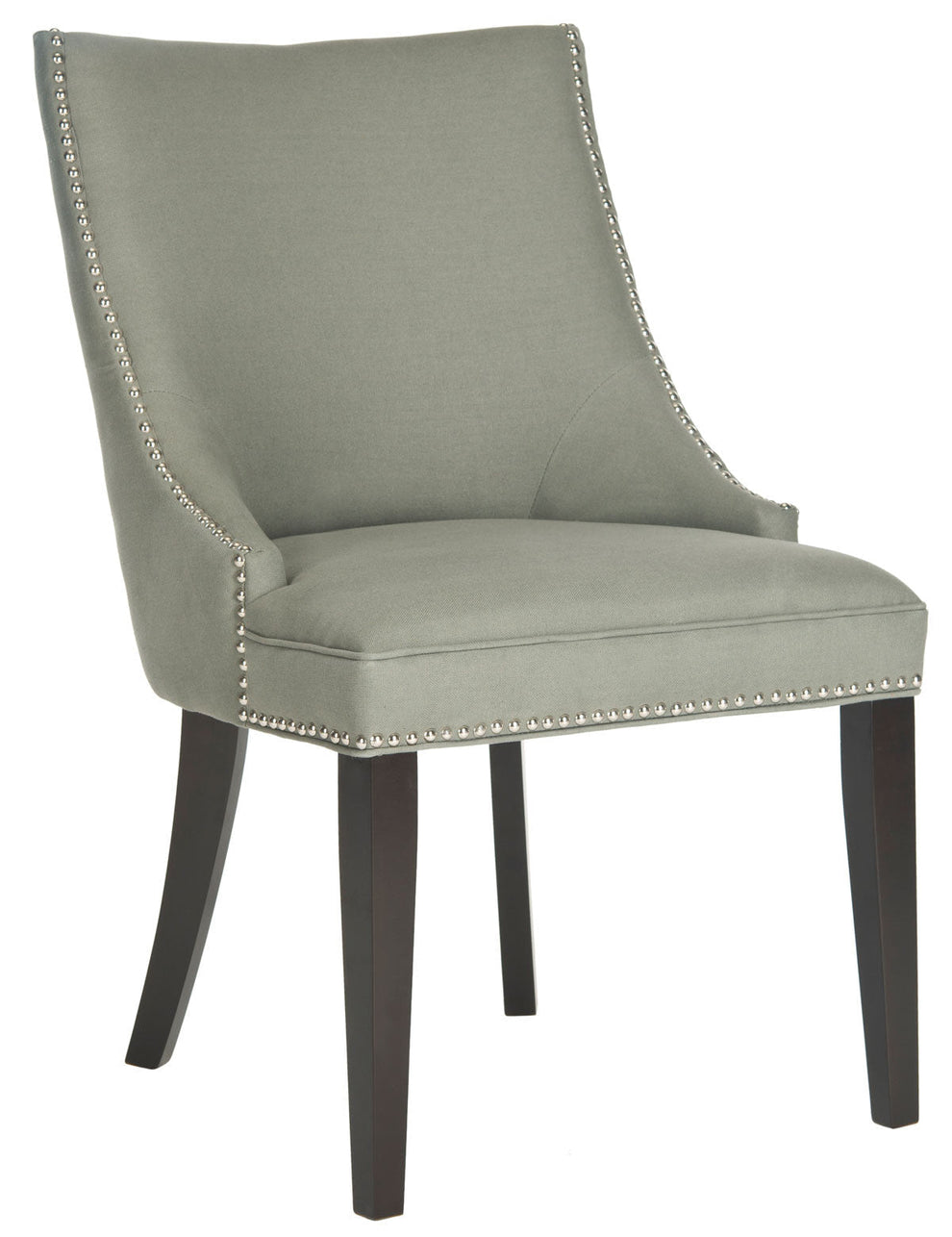 Safavieh Afton Side Chair Silver Nail Heads - Set Of 2 | Dining Chairs | Modishstore - 12