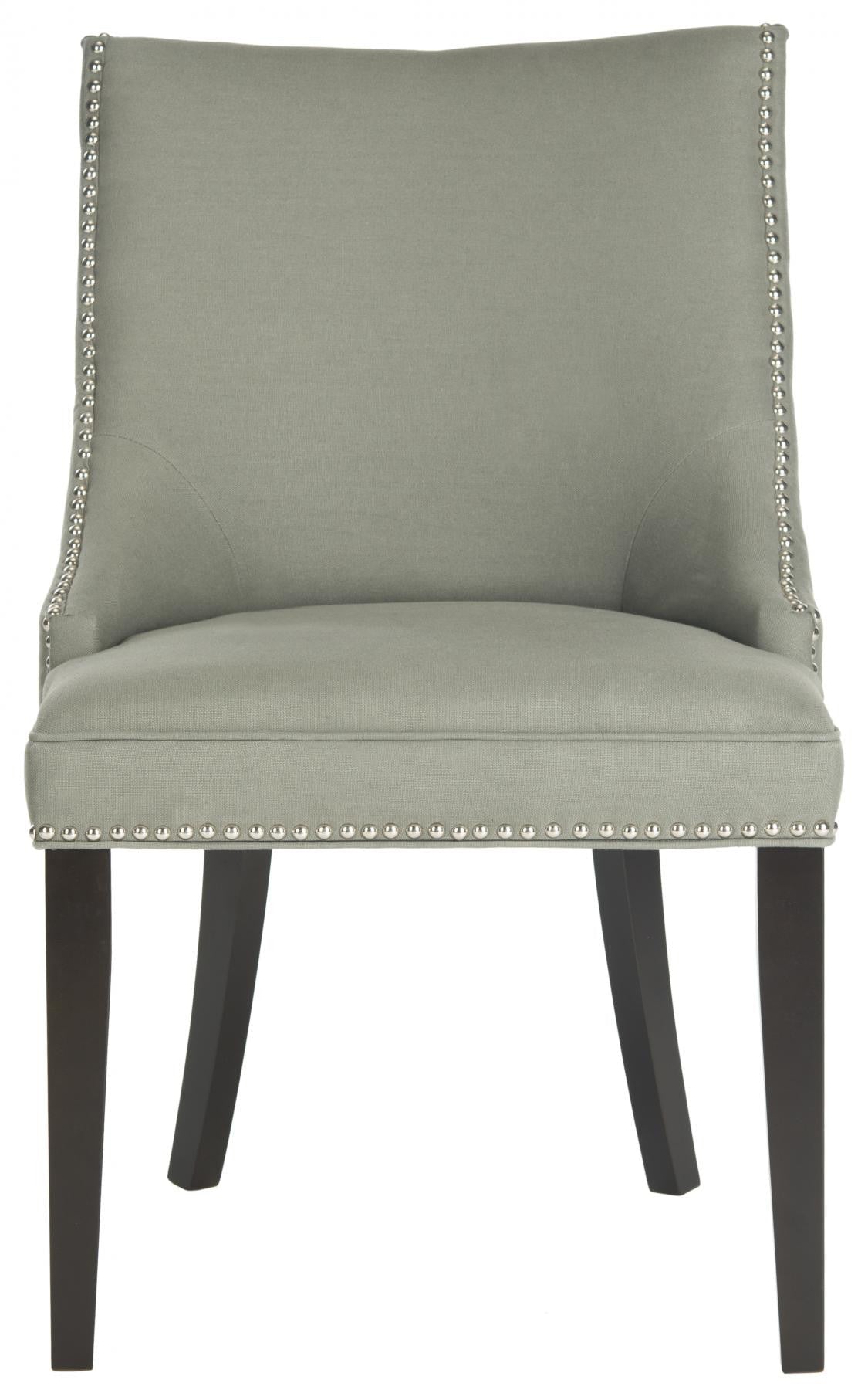 Safavieh Afton Side Chair Silver Nail Heads - Set Of 2 | Dining Chairs | Modishstore - 13