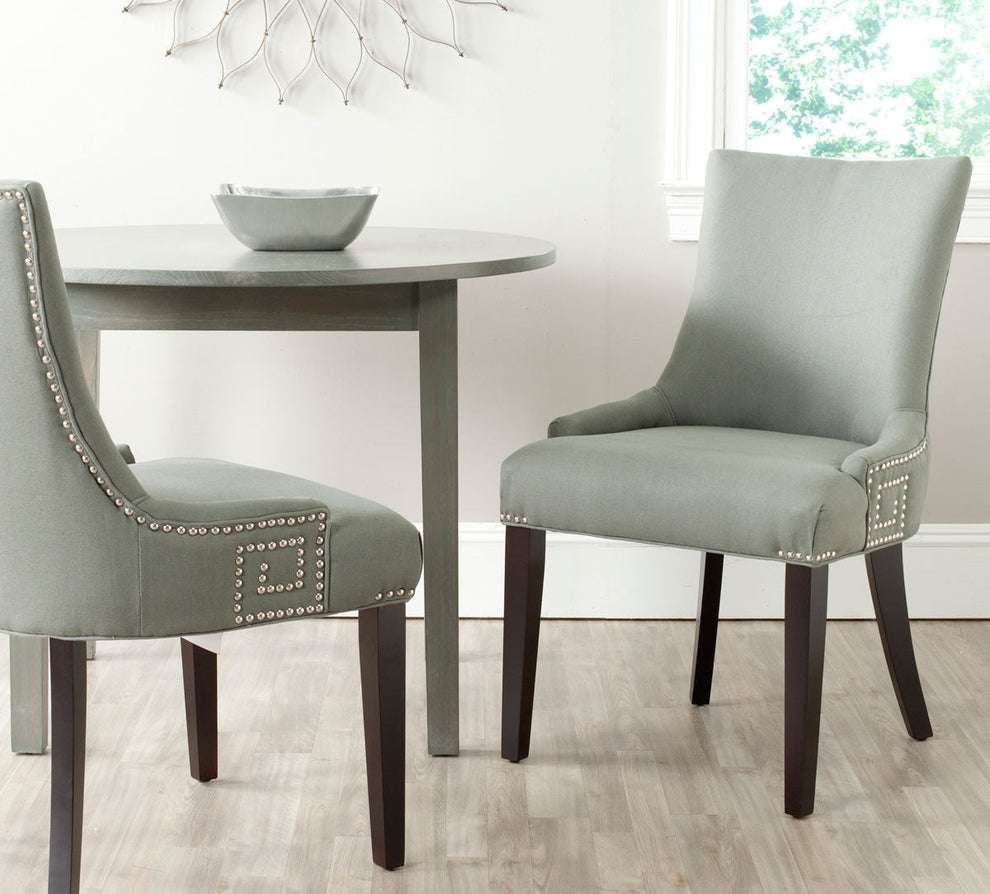Safavieh Gretchen Side Chair Silver Nail Heads - Set Of 2 | Dining Chairs | Modishstore - 1