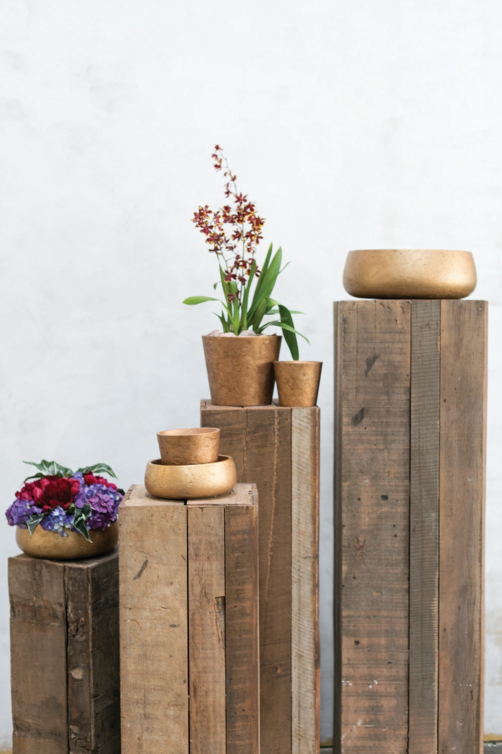 Mecca Bowl And Planter Set Of 4 By Accent Decor | Planters, Troughs & Cachepots | Modishstore - 4