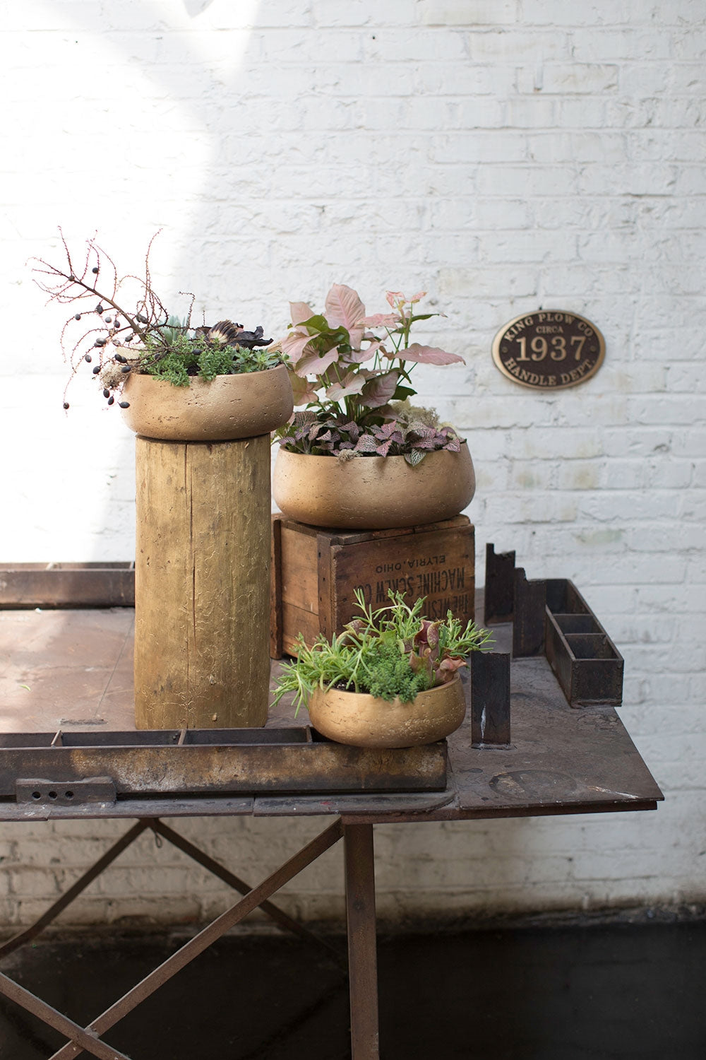 Mecca Bowl And Planter Set Of 4 By Accent Decor | Planters, Troughs & Cachepots | Modishstore - 7