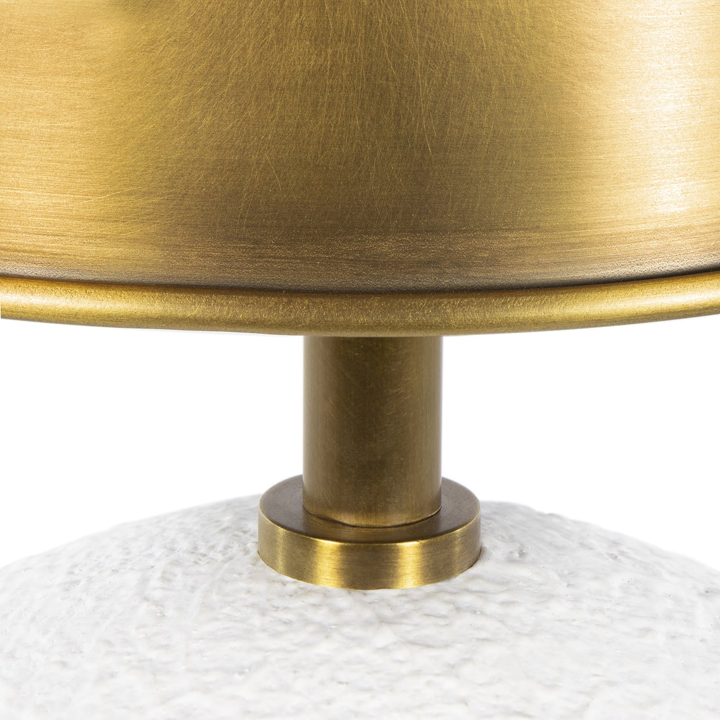 Hattie Concrete Mini Lamp Natural Brass By Regina Andrew | Table Lamps | Modishstore - 5