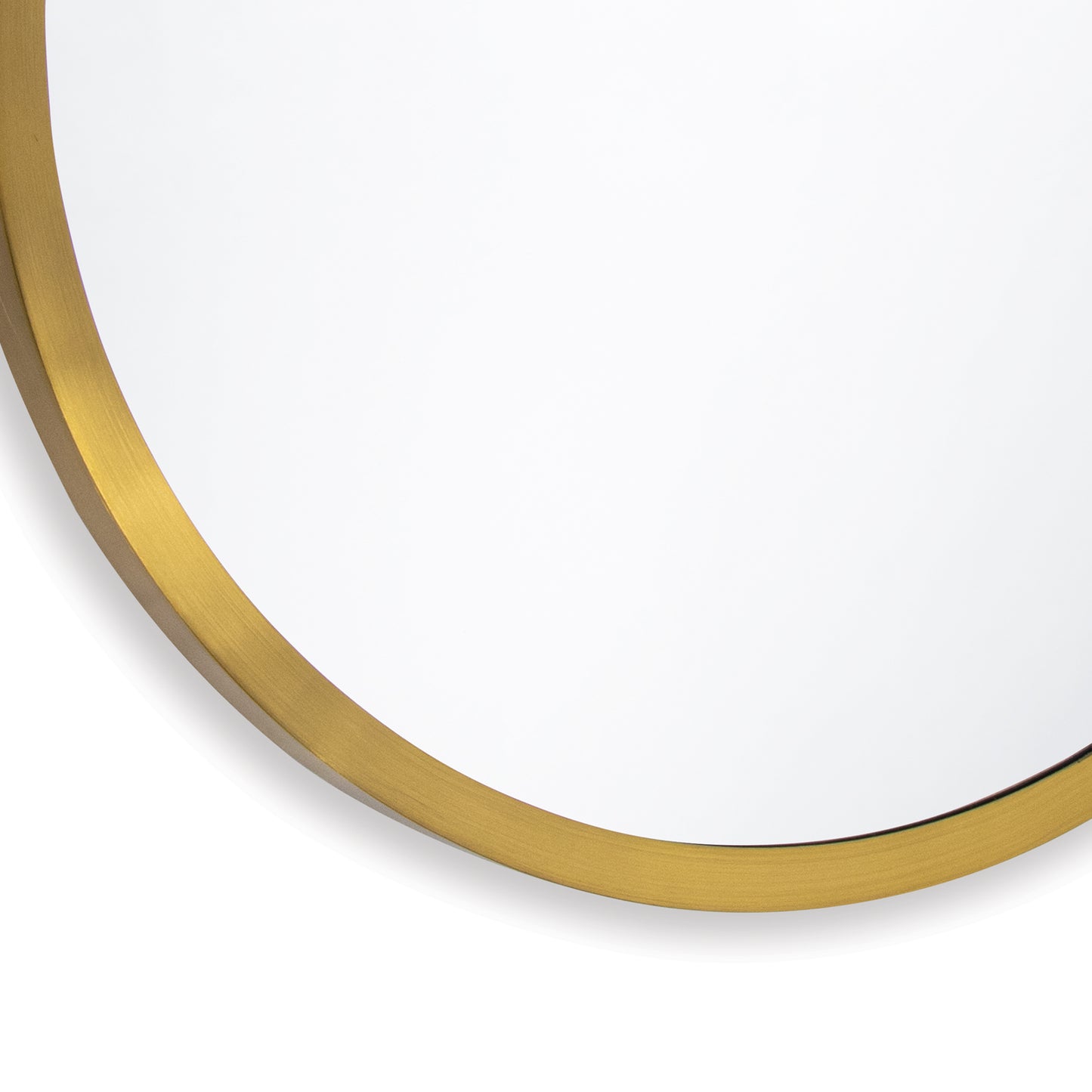 Doris Round Mirror Natural Brass By Regina Andrew | Mirrors | Modishstore - 4