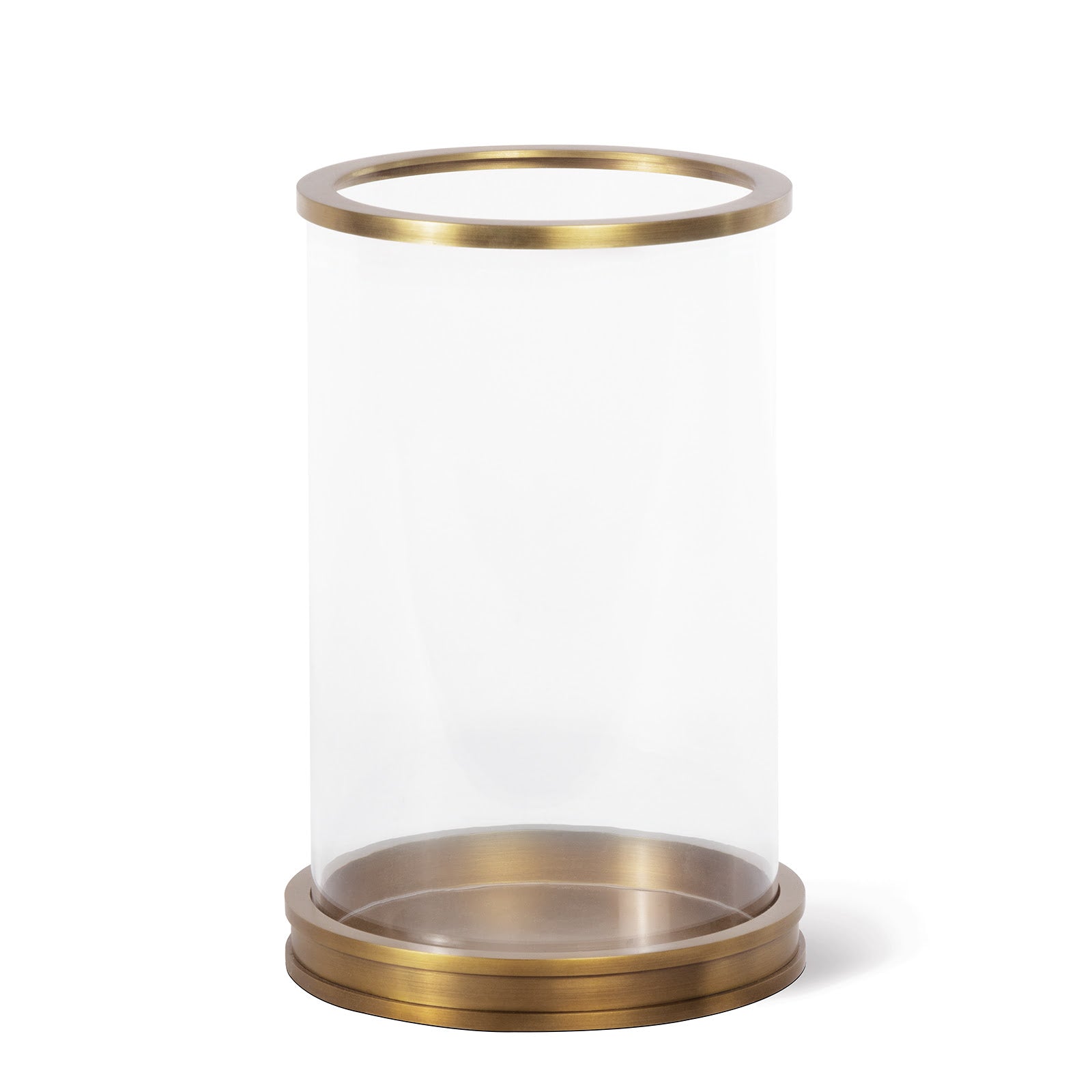 Adria Hurricane Small Natural Brass By Regina Andrew | Candle Holders | Modishstore