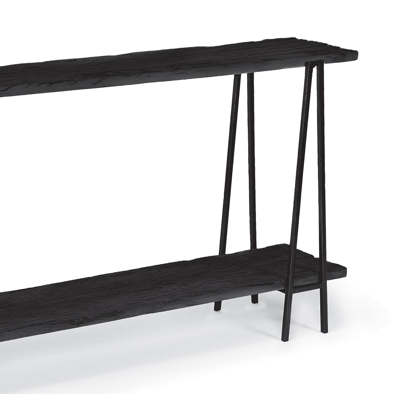 Ash Reclaimed Wood Console Table Black By Regina Andrew | Console Tables | Modishstore - 5