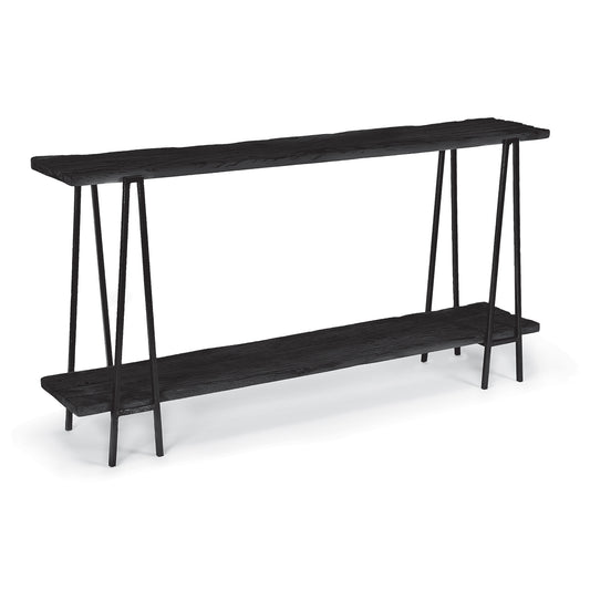 Ash Reclaimed Wood Console Table Black By Regina Andrew | Console Tables | Modishstore