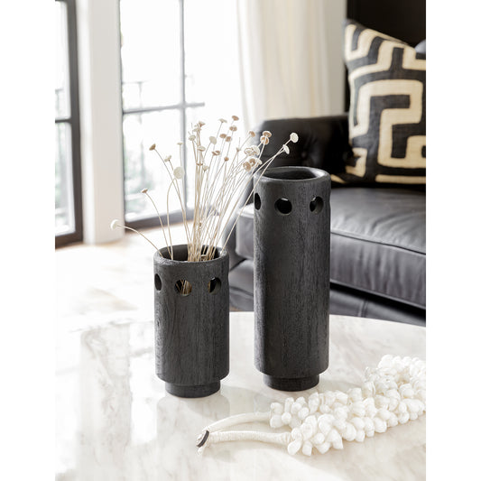 Savior Vase Set Black By Regina Andrew | Vases | Modishstore