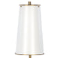 Hattie Concrete Mini Lamp White and Natural Brass By Regina Andrew | Table Lamps | Modishstore - 6