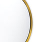 Doris Round Mirror Natural Brass By Regina Andrew | Mirrors | Modishstore - 5