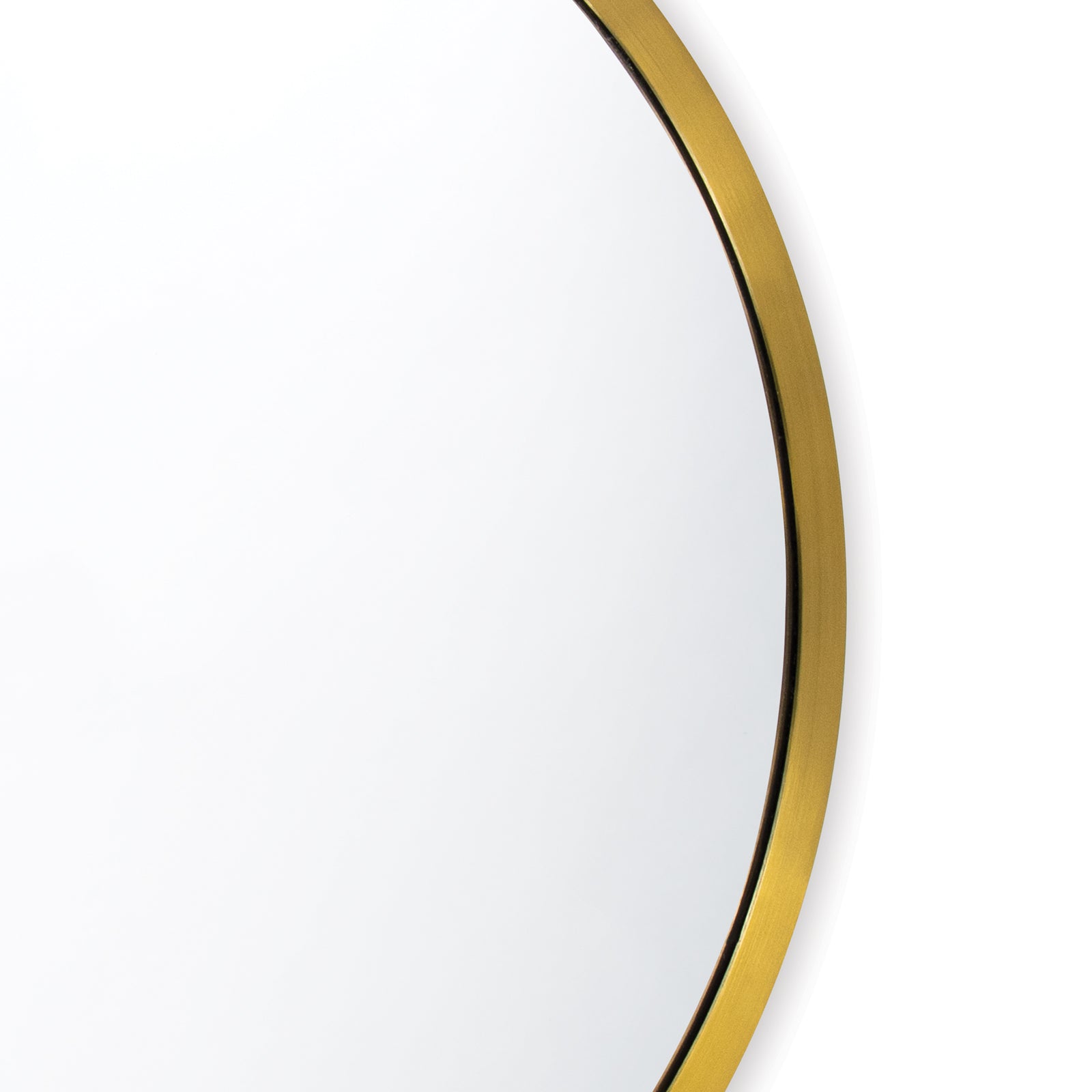 Doris Round Mirror Natural Brass By Regina Andrew | Mirrors | Modishstore - 5