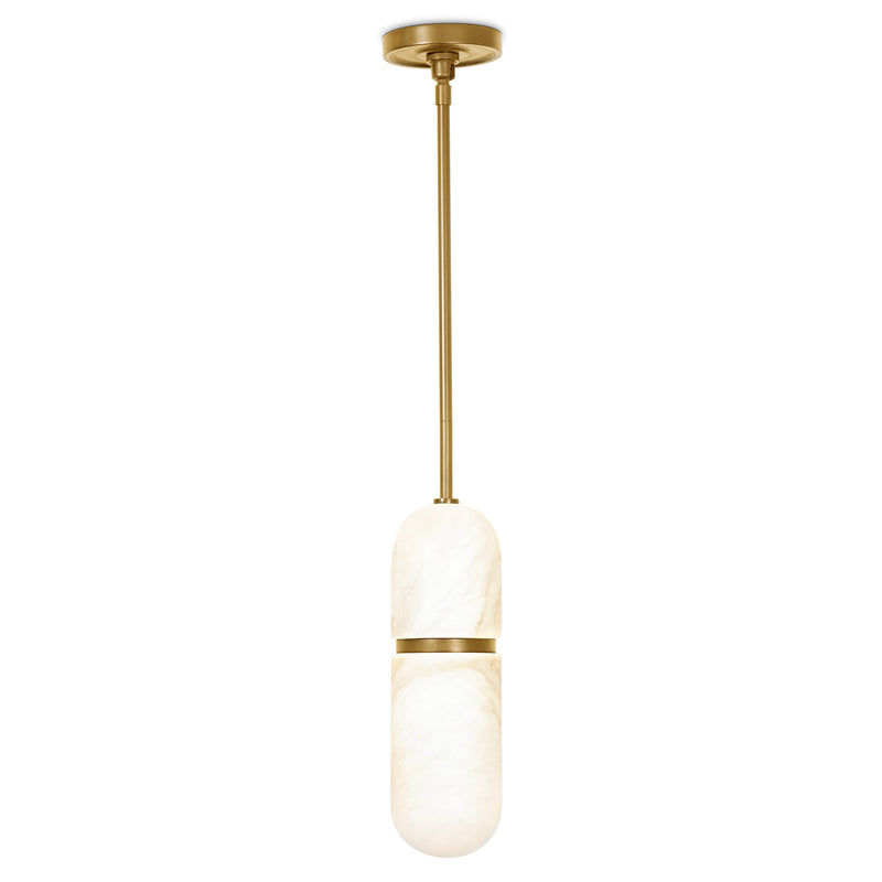 Salon Pendant Natural Brass By Regina Andrew | Pendant Lamps | Modishstore
